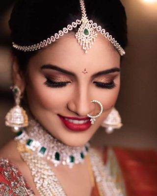 glitter - gujarati bridal makeup