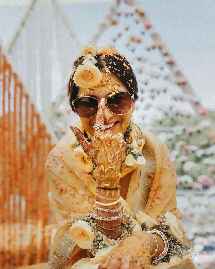 swaggy haldi pose