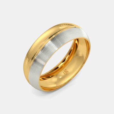 two tone - men's wedding band