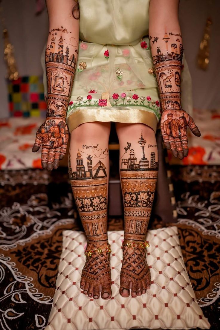 viral mehndi designs_bridal shower mehndi