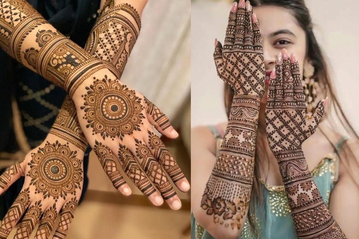 viral mehndi designs_indo-western mehndi designs