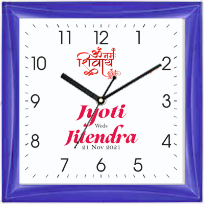 wedding clock