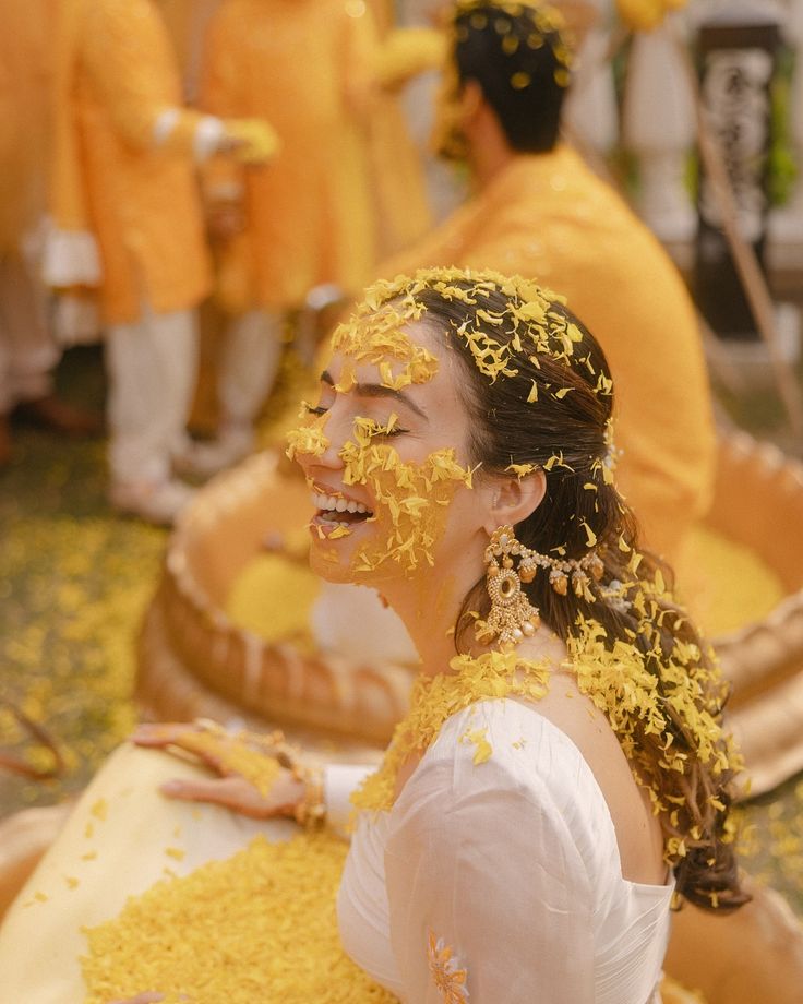 wedding content creator_Haldi Glam