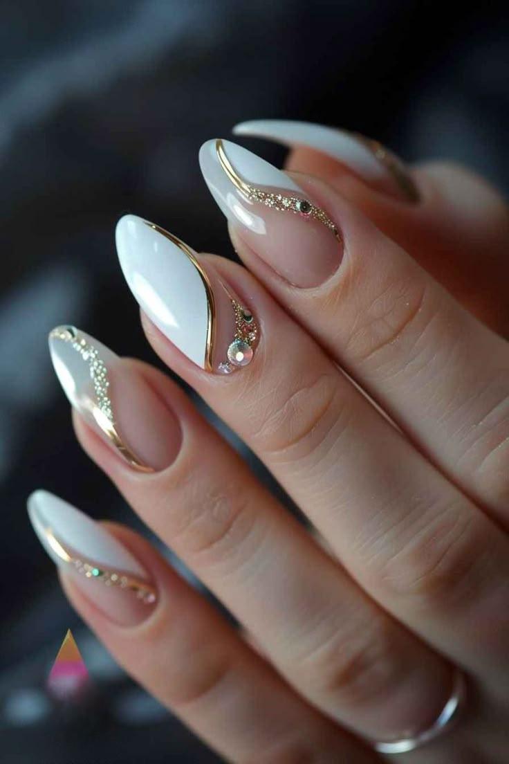 wedding nail art_french tip (2)